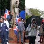 Dominicanos y haitianos se manifiestan a favor y contra cierre de fronteras en RD mientras Abinader participaba en foro en Universidad de Columbia