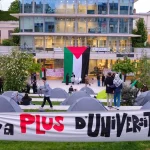 La Policía reprime una protesta estudiantil de apoyo a Palestina en una universidad de París