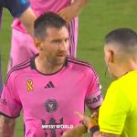 Controversia por Messi en el partido contra Charlotte.​