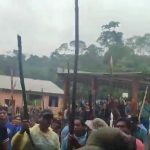 Más de 1.400 manifestantes toman una unidad militar en Bolivia