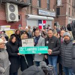 «ASAMBLEÍSTA GEORGE ÁLVAREZ CONCEJAL OSWALD FELIX ENCABEZAN CONOMBRAMIENTO DE LA CALLE DR. LEANDRO LOZADA WAY»