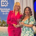 Comunicadora Yary Nin es reconocida durante la apertura del Dominican Taste Festival 2025 en Nueva York