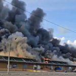 RD: Incendio en Merca Santo Domingo Provoca Millonarias Pérdidas