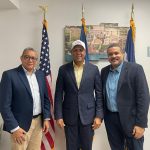 Asambleísta George Álvarez recibe a comitiva de los Juegos Centroamericanos y del Caribe en el Bronx