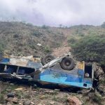 «Tragedia vial en Bolivia: 8 muertos al caer un camión por un precipicio en los Yungas»
