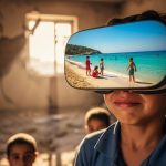 «De los bombardeos a la calma: Cómo la realidad virtual está ayudando a los niños de Gaza a superar el trauma de la guerra»