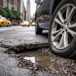 «Baches en Nueva York: Cómo un conductor recuperó $800 por daños en su auto (y tú también puedes)»