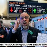 «Caída en Wall Street: Acciones de IA y petróleo detienen el avance del mercado»