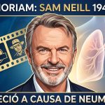 Actor Sam Neill falleció a causa de una neumonía