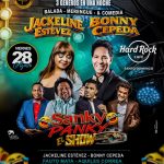 Jackeline Estévez, Bonny Cepeda y el humor de Sanky Panky se unen en una noche inolvidable en Hard Rock Café Santo Domingo