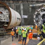 1,680 toneladas de acero alemán: la máquina que perforará el túnel más importante de EE.UU. ya rugió