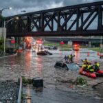 «Emergencia en Nueva Jersey: Inundaciones repentinas dejan vehículos atrapados y activan rescates»